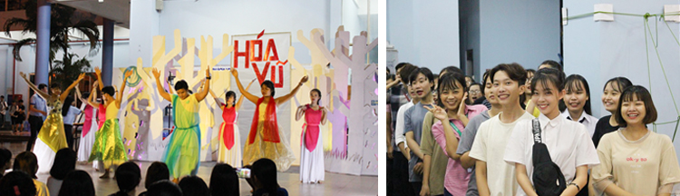 DH van lang balo xanh chao don tan sinh vien 05